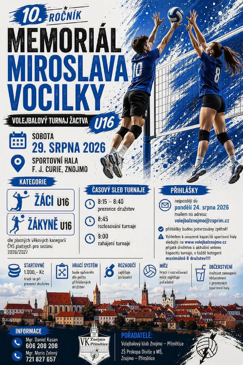 Již desátý ročník Memoriálu Miroslava Vocilky